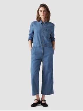 Levi's Women's Long Sleeve Heritage Jumpsuit Play date sz L NWT